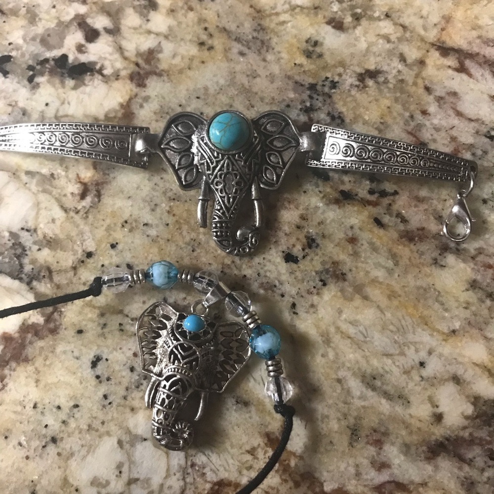 Bracelet and necklace set